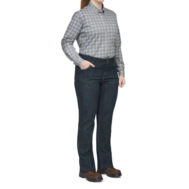 Bulwark® Flame Resistant Women's Knit Button Down Shirt - STG3 - Image 6