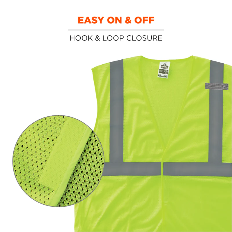 Ergodyne GloWear Mesh Hi-Vis Safety Vest - Type R Class 2 - 8210HL - Image 5