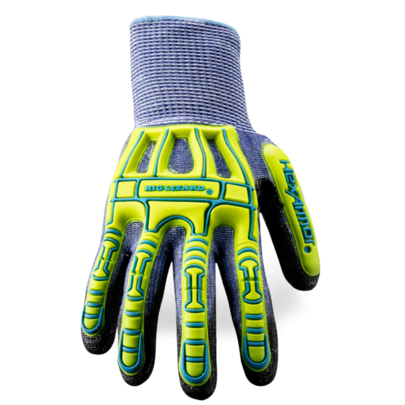 HexArmor® Rig Lizard® Thin Lizzie™ Hi Vis Cut Resistant Gloves  - ANSI Cut Level  A6 - 2095 - Image 3