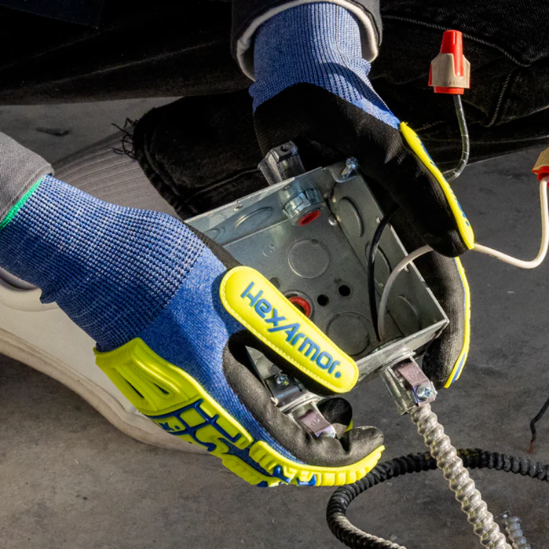 HexArmor® Helix® Hi Vis Cut Resistant Gloves - ANSI Cut Level - A2 - 3015 - Image 5