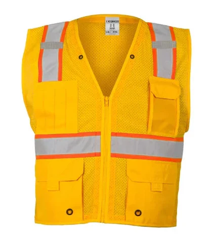Kishigo® Enhanced Visibility Multi Pocket Mesh Safety Vest - Image 10
