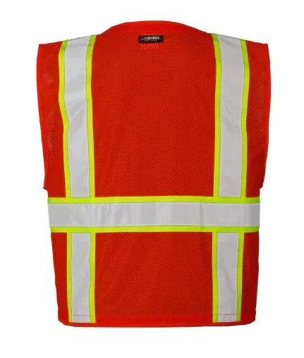Kishigo® Enhanced Visibility Multi Pocket Mesh Safety Vest - Image 16