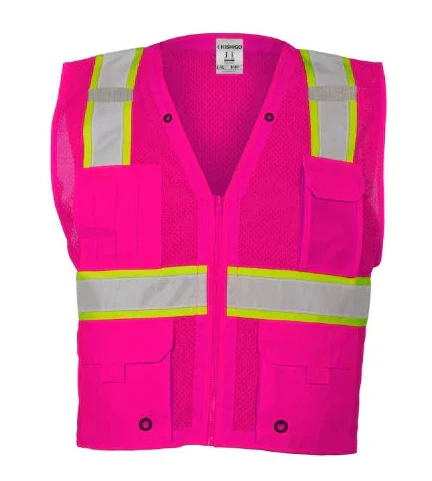 Kishigo® Enhanced Visibility Multi Pocket Mesh Safety Vest - Image 3