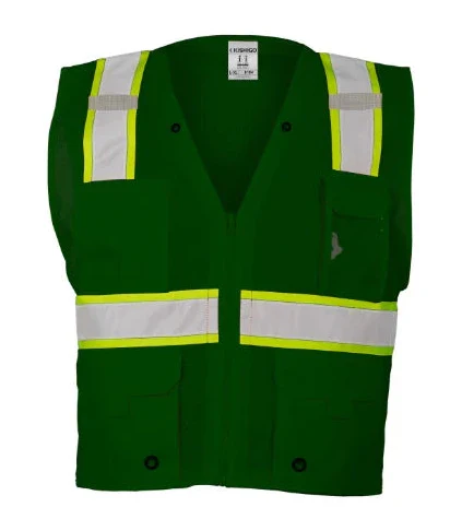 Kishigo® Enhanced Visibility Multi Pocket Mesh Safety Vest - Image 6