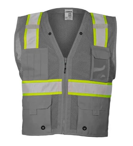 Kishigo® Enhanced Visibility Multi Pocket Mesh Safety Vest - Image 7