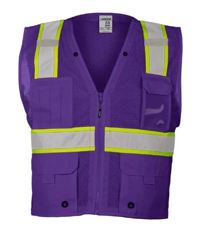 Kishigo® Enhanced Visibility Multi Pocket Mesh Safety Vest - Image 9