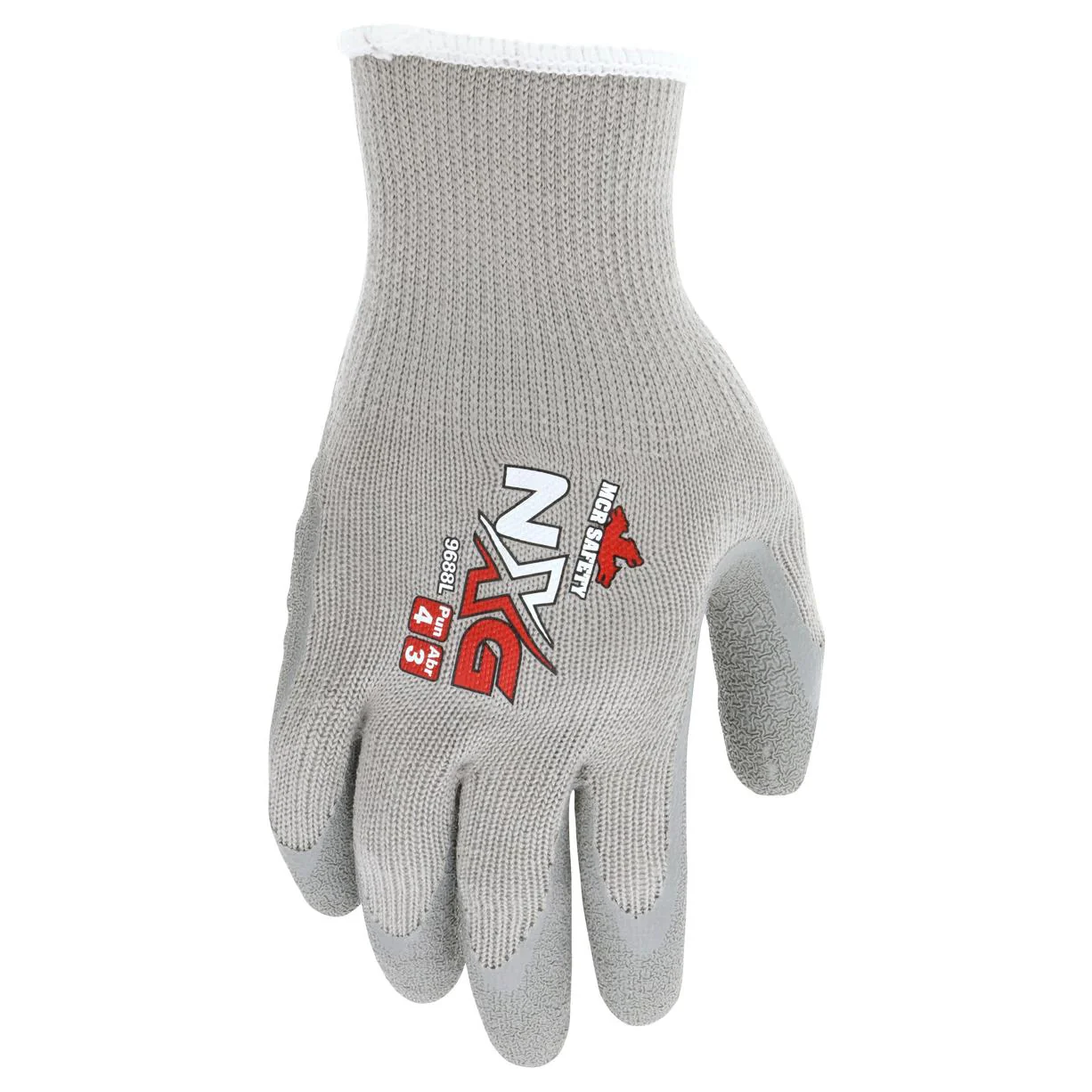 MCR Safety NXG Latex Coated Palm Gloves - 10 Gauge Cotton/Polyester - 9688 - Image 3