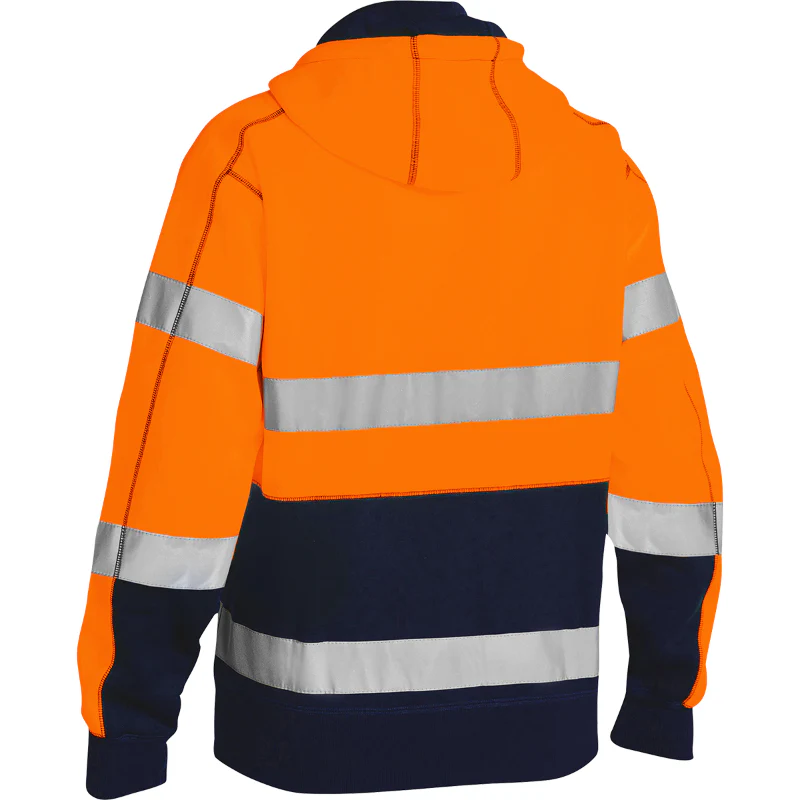 Bisley® Hi Vis Hooded Sweatshirt - ANSI Class 3 Type R - 323M6988T - Image 3