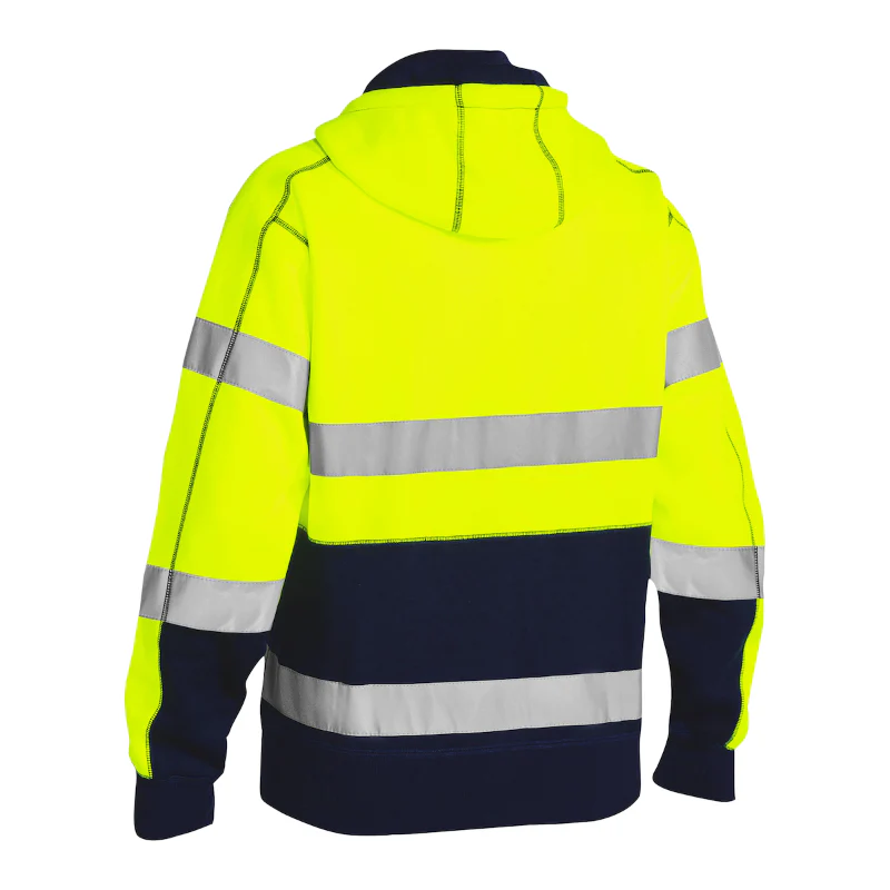 Bisley® Hi Vis Hooded Sweatshirt - ANSI Class 3 Type R - 323M6988T - Image 4