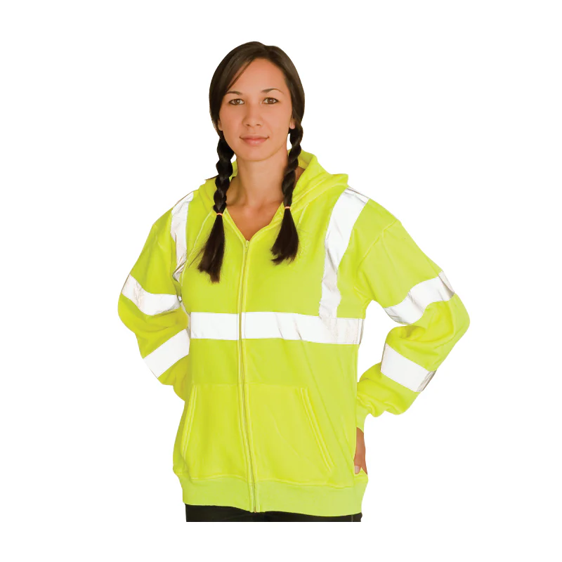 PIP® High Visibility ANSI Type R Class 3 Hooded Sweatshirt - 323-HSSE - Image 3