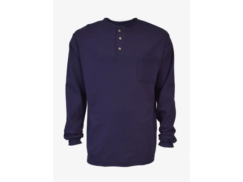 Portwest® Frontline 6.9 Oz Henley Long Sleeve T-Shirt - IFP660 - Image 3
