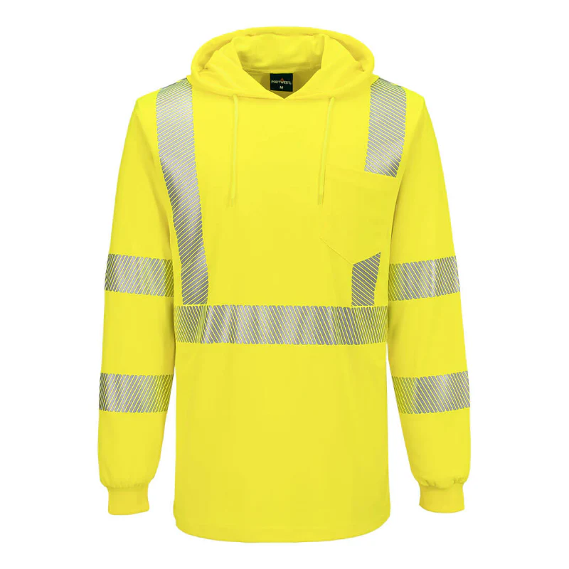 Portwest® Hi-Vis Lightweight Hoodie - ANSI Class 3 - L042 - Image 3