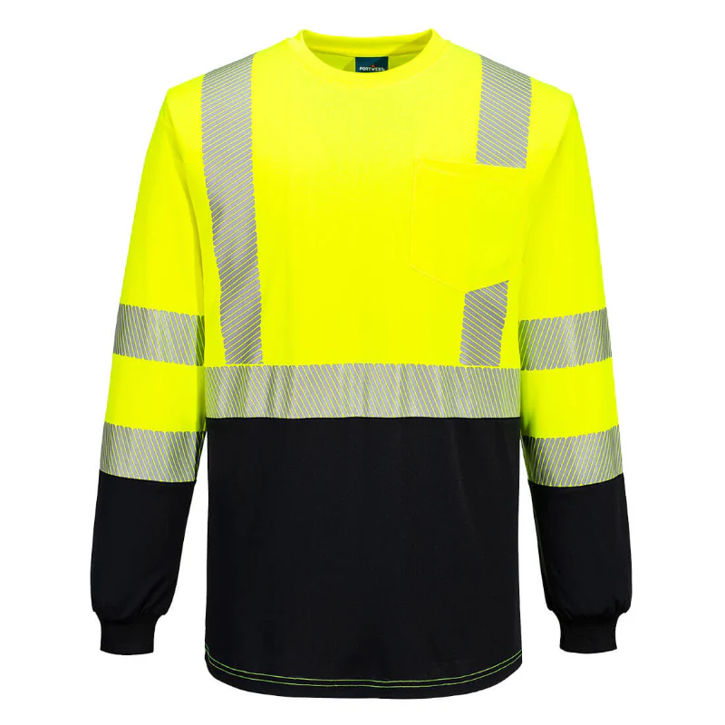 Portwest® Hi-Vis Segmented Tape Conrtast T-Shirt - ANSI Class 3 - S197 - Image 3