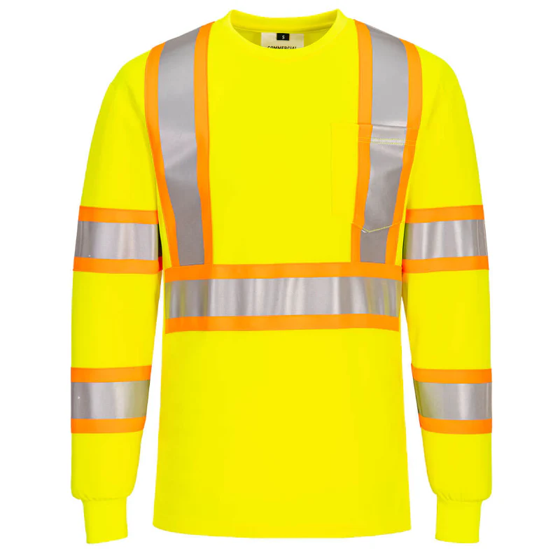 Portwest® Hi-Vis X Back Contrast Tape T-Shirt - ANSI Class 3 - CA111 - Image 3