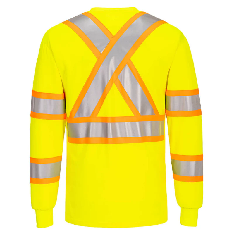 Portwest® Hi-Vis X Back Contrast Tape T-Shirt - ANSI Class 3 - CA111 - Image 4