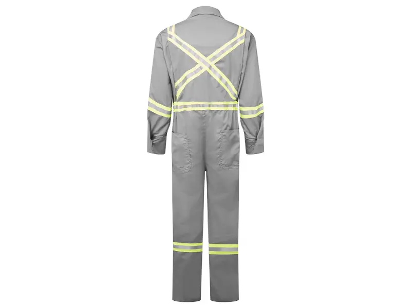 Portwest® Ultrasoft 7 oz Flame Resistant Two-way Breakaway Brass Zip Deluxe Coverall - X Back - IUS102 - Image 4