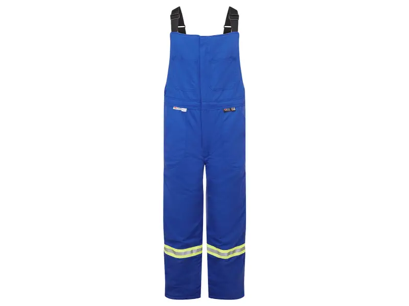 Portwest® Ultrasoft 9 oz Fleece Lined Flame Resistant Reflective Tape Insulated Bib Pant - IUS225 - Image 3