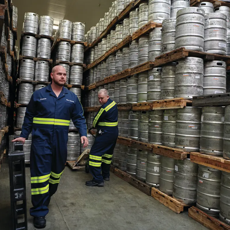 Red Kap® Enhanced Visibility Twill Action Back Coverall - Navy -  CT10-EHV - Image 5