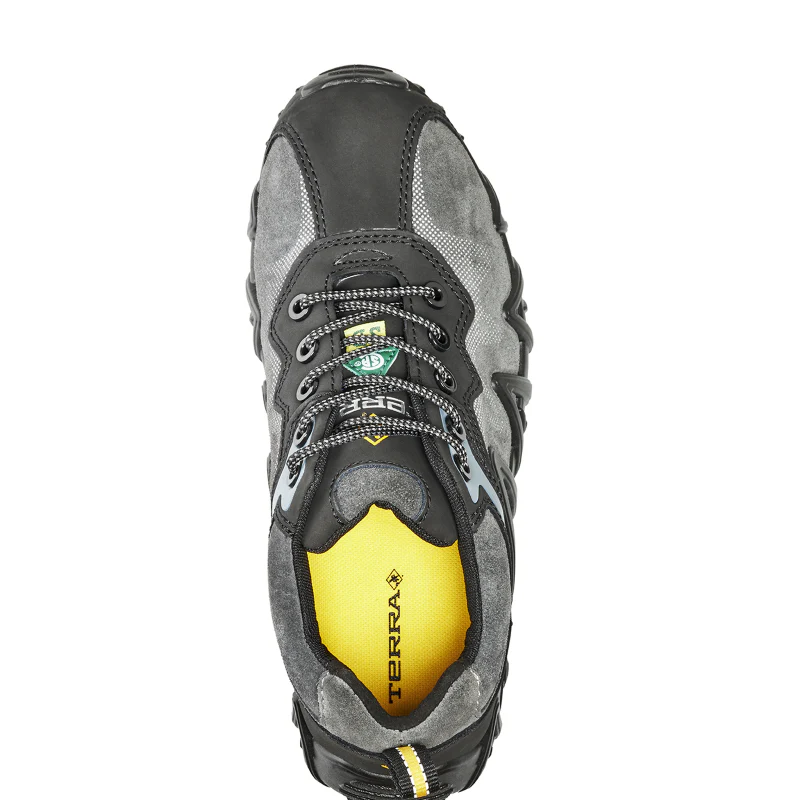 Terra® Men's Venom Low Composite Toe Athletic Safety Work Shoes - Black - R8185B - Image 6